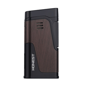 Briquet gonflable coupe-vent JOFI à double flamme directe, embout métallique pour cigares, ensemble cadeau portable - Product Image 1