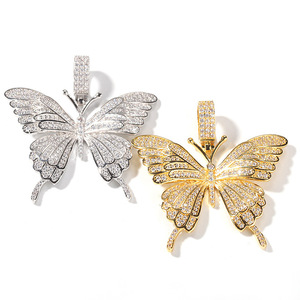 Butterfly Choker <b>Necklace</b> for Women Hip Hop Micro Paved <b>Statement</b> Fashion Jewelry - Product Image 4