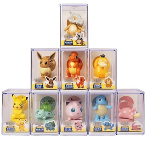 Figurines d'action en PVC mignonnes de Pokémons : Eevee, Bulbasaur, Jigglypuff, Charmander, Slowpoke, Cubone - Product Image 2