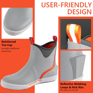 <span class=keywords><strong>Bottes</strong></span> <span class=keywords><strong>de</strong></span> pêche en caoutchouc imperméables pour hommes et femmes <span class=keywords><strong>Bottes</strong></span> <span class=keywords><strong>de</strong></span> pêche pour bateaux - Product Image 4