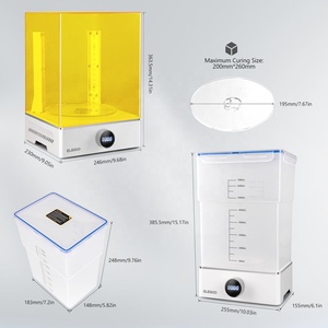 ELEGOO-Paquete de lavado y cura Mercury XS, Compatible con <span class=keywords><strong>Saturn</strong></span> <span class=keywords><strong>2</strong></span>, para modelos grandes de resina 3D - Product Image 5