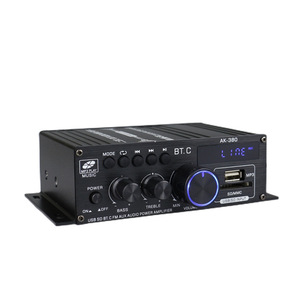 Amplificador AK380 de 12V para Auto y Hogar, en Color Azul, Fabricado en Metal, Ideal para Comercio Electrónico Transfronterizo - Product Image 1