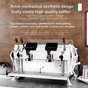 Macchina da caffè commerciale semiautomatica da ufficio in acciaio inox doppia testa multi-funzione <span class=keywords><strong>coffee</strong></span> <span class=keywords><strong>shop</strong></span> attrezzatura speciale - Product Image 6