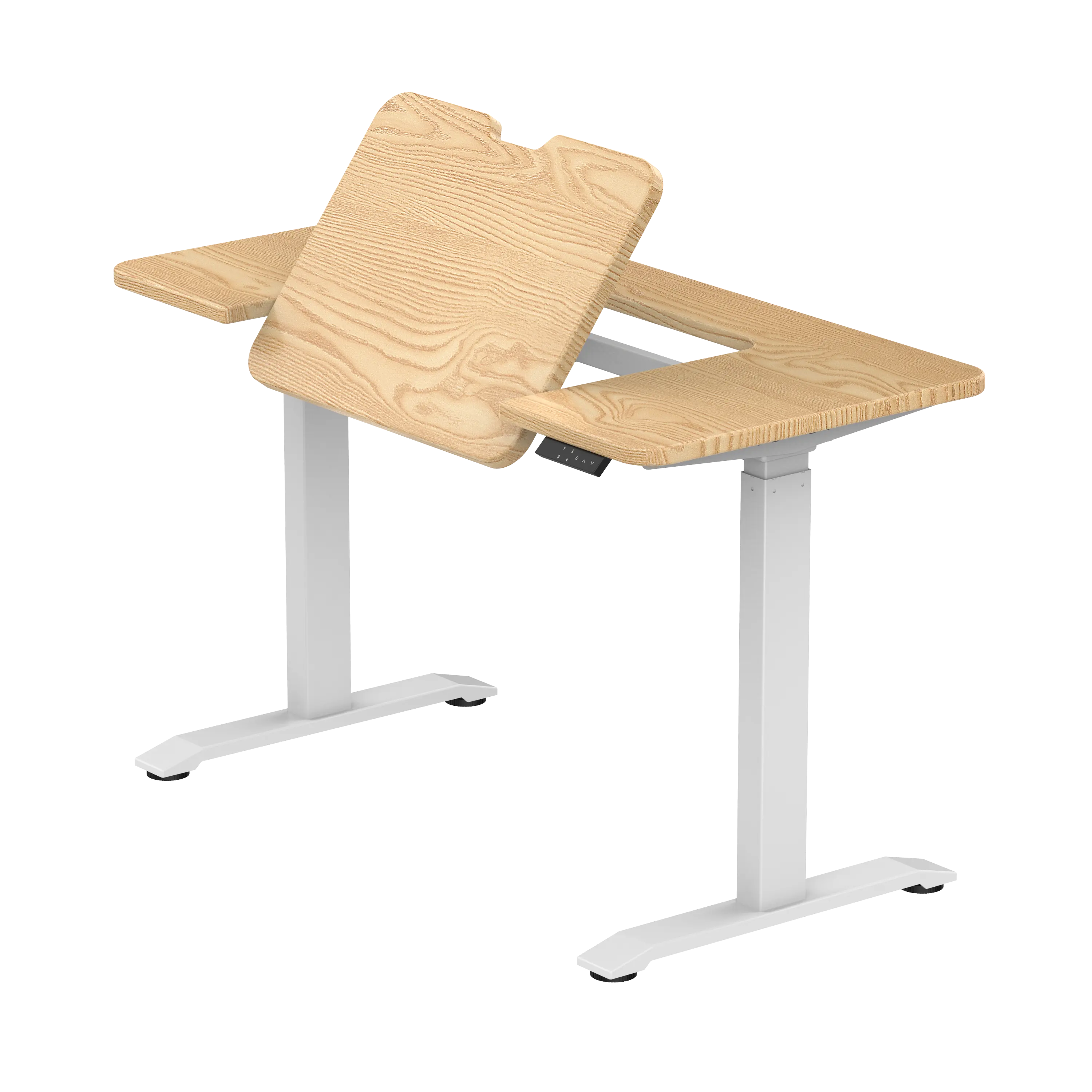 OEM/ODM Modern Sit Stand Desk Reading Height Adjustable Electric Motorized Multi-functional Standing Office Desk for Study Room