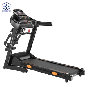 Mesin Treadmill mekanik Manual, peralatan Gym komersial tinggi mesin lari Fitness berjalan denyut jantung pemantauan lipat harga Treadmill