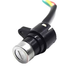 Cerradura Eléctrica de Tres Cables con Cabeza Pequeña en Bolsa <span class=keywords><strong>Xing</strong></span> <span class=keywords><strong>Sheng</strong></span>, Interruptor de Llave Universal, Fuente de Alimentación para Vehículos Eléctricos y Triciclos - Product Image 5