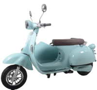 Motocyclette électrique avec side-car homologuée CEE, style rétro Vespa, 60V 3000W, puissante, scooter électrique Vespa, style italien, Citycoco électrique