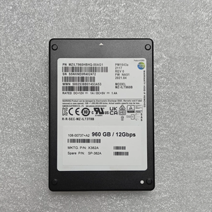 X382A 108-00737 960GB SAS 12G <b>2.5</b>" SFF <b>SSD</b> PM1643A MZILT960HBHQ-00AG1 for NETAPP 960 Capacity Provides Ample Storage Space fo - Product Image 3