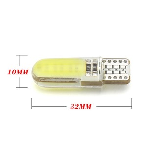 Bombilla LED T10 W5W <span class=keywords><strong>de</strong></span> gel <span class=keywords><strong>de</strong></span> silicona para interior <span class=keywords><strong>de</strong></span> <span class=keywords><strong>coche</strong></span>, luces <span class=keywords><strong>de</strong></span> techo, mapas, maletero y matrícula, 12V COB 12SMD 7500K, reemplazo sin errores Canbus - Product Image 4