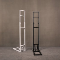 Arche florale en fer extensible, nouveau modèle, moderne, durable, pour centres de table intérieurs/extérieurs, mariages et anniversaires - Vente en gros