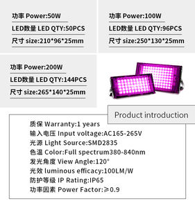 הנמכרים ביותר בשימוש חממה לגדול אורות מכירה מלא ספקטרום הידרופוניקה עמיד למים צמח צמיחת מנורת <span class=keywords><strong>led</strong></span> עבור צמחים אור - Product Image 5