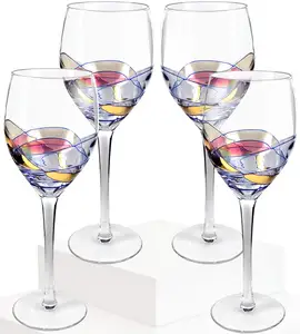 Kristall Klare Rote Wein Gläser, Außergewöhnliche Elegante Hand Geblasen Premium Becher für Weiß Wein und Champagner, 21 Unzen