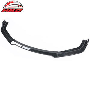 Lèvre de pare-chocs avant compatible avec Honda Civic 2019-2021 style IKON V4, imitation fibre de carbone, PP, 1 pièce, pièces auto de haute qualité, kit carrosserie - Product Image 3