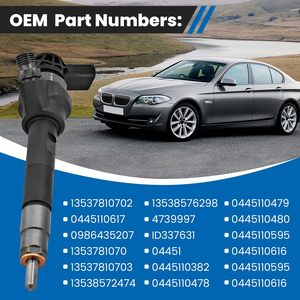 Injecteur diesel 13537810702 compatible avec BMW 320d 520d 330d 530d séries 1 3 5 X1 X3 X4 X6 2.0d 3.0d N47D20C <span class=keywords><strong>N57D30A</strong></span> - Product Image 3