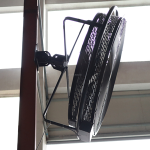 Geräuscharmer Industrieller Wandmontierter Oszillierender Ventilator mit Großem Luftvolumen für Lager und Fabriken - Product Image 5