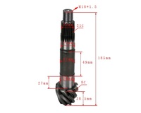 Pièces de chariot élévateur 33103-13900-71 Différentiel Assy Engrenage conique spiralé pour 7FBR10-18, 100% Premium