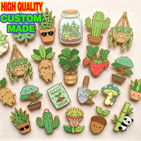 Pin Enamel Nanas Custom, Badge Logam Stroberi Lucu Grosir, Pin Lapel Buah Kawaii untuk Tas Pinggang, Ransel, dan Pakaian