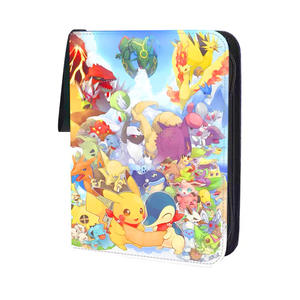 Para <span class=keywords><strong>Pokemon</strong></span> Card Bag Estilo de dibujos animados Card Storage Book Cartera corta con cierre de cremallera para Pokémon Game Card Collection - Product Image 5