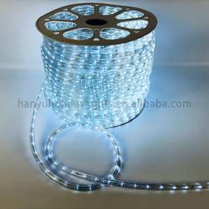 Fita de Neon <span class=keywords><strong>LED</strong></span> Inteligente <span class=keywords><strong>RGB</strong></span> Branca à Prova d'Água para Uso Externo 50 100 Metros 12V 220V Corda de Luz Natalina Iluminação Decorativa - Product Image 1