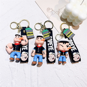 Llavero de Dibujos Animados al por Mayor, Llavero de Popeye, Muñeco de Plástico Suave, Colgante para Mochila, Regalo - Product Image 1