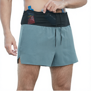 Pantalones Cortos Deportivos Personalizados de Doble Capa, Secado Rápido, Cintura Elástica, Transpirables, Ecológicos, para Gimnasio, Entrenamiento, Verano, Maratón - Product Image 4