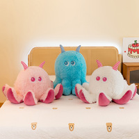 Océan Poulpe En Peluche Dessin Animé Méduse Calmar Seiche Animal En Peluche Poupée Vie Marine Figure Peluches Oreiller pour Aquarium