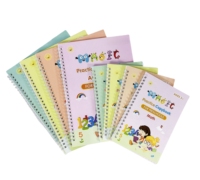 Grande taille 18.5*26 cm Version anglaise coulé livre magique enfants éducatifs apprentissage cahiers