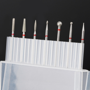 Juego de 7 Brocas de Diamante para Manicura Rusa con Limpiador de Cutículas - Uso Profesional de Alta Velocidad - Product Image 2