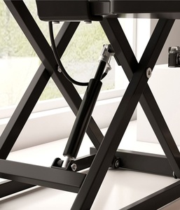 Ergonomic chuyển đổi thường vụ bàn có thể điều chỉnh sit-máy trạm <span class=keywords><strong>Riser</strong></span> với bàn phím khay máy tính bàn - Product Image 4