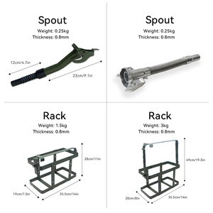 Bidons carrés portables en acier au carbone <span class=keywords><strong>avec</strong></span> finition antirouille pour le stockage d'<span class=keywords><strong>essence</strong></span> et de gazole - Product Image 5