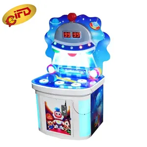 Ifd Indoor Whack-A-Mole Space Frog Jump Park Hamer Raken Arcade Machine Kids Game Machine