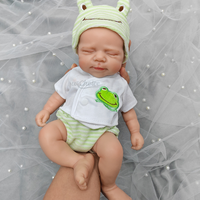 Poupées Reborn Miniatures en Silicone Intégral, Réalistes comme des Bébés Véritables, 30 cm, Corps Souple, Caractéristiques Détaillées, Cadeau de Collection