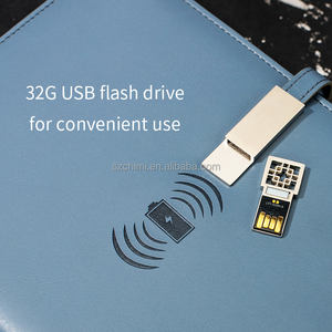 طقم هدايا العمل الشحن اللاسلكي قوة البنك دفتر الرقبة تدليك 2 في 1 الزفاف هدايا للضيوف الإسلامية - Product Image 4