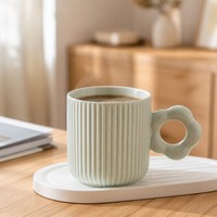 Nouveau fabricant de tasses en porcelaine tasse à rayures pour tasses à café en céramique et bol à rayures