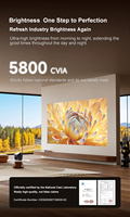 Nouveau Projecteur de Cinéma Maison Dangbei S7 Ultra Max 4K Laser Trichrome 5800 CVIA Zoom Compatible 3D, Projecteur Intelligent Original pour la Maison