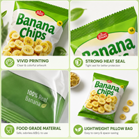 Sachets d'emballage alimentaire personnalisés imprimés pour snacks, pochettes souples vides en plastique, aluminium et Mylar pour chips de pommes de terre et bananes