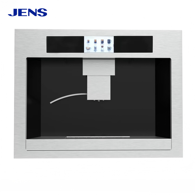 19 Bar Built-in Full Automatic Coffee Machine TFT Screen Sensor Touch Steam Hot Water Maker for Home Kitchen RB45C-1