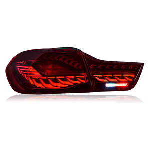 Para <span class=keywords><strong>BMW</strong></span> 4 Series 13-20 montaje de luz trasera con escalas de doble dragón nuevas señales de giro Rojas luces de freno modificadas F32 <span class=keywords><strong>F36</strong></span> 12V - Product Image 4