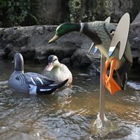 Canard motorisé télécommandé personnalisé pour la chasse en extérieur, leurre vibrant pour oiseaux aquatiques, alimenté par batterie