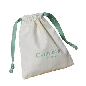Bolsa Ecológica de Alta Calidad con Cordón, 100% Algodón Orgánico, Bolsa Protectora Contra el Polvo con Cintas de Seda - Product Image 1