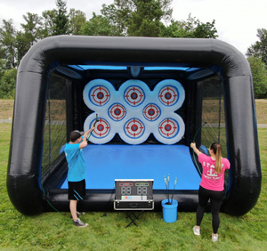 Inflatable Mục Tiêu Bắn Súng Trò Chơi Combi Inflatable Trò Chơi Thể Thao Bóng Đá <span class=keywords><strong>Shooting</strong></span> Bóng Rổ Bắn Cung Trò Chơi Thể Thao - Product Image 2