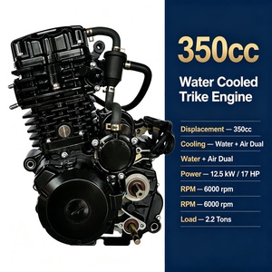 Nouveau moteur monocylindre 350cc 4 temps refroidi par eau avec allumage CDI pour tricycle OEM - Product Image 4