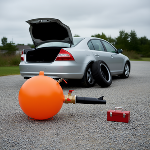 Gonfleur de pneus 5 gallons, pression maximale 145 psi, jauge de pression, poignée pour voitures, modèle monocylindre - Product Image 2