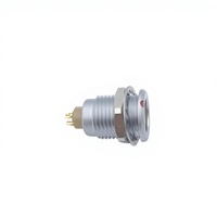Connecteur de Série F Multi-cœurs de Grade Militaire, Prise Circulaire Métallique d'Aviation, Auto-bloquant Push-Pull, Protection IP68, -55~+125°C