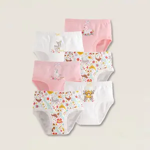 European and American pure cotton children's underwear girl Kids Girls Briefs kids underwear for wholesale cotton panties
