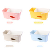 Panier de rangement suspendu détachable pour chevet, en plastique PP, pour lit superposé de dortoir, chambre d'enfant