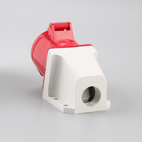 Prise industrielle étanche IP44 mâle/femelle, fiche électrique 380V 16A, 5 broches/5 conducteurs pour connexion électrique, nylon PA/PP