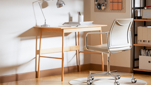 Bàn tre bốn chân vuông với vách ngăn bàn vuông phòng ngủ - Product Image 6