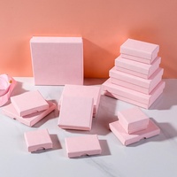 Boîte à bijoux en carton imprimé de logo personnalisé au design populaire Boîte de papier d'emballage à tiroir pour collier boucles d'oreilles