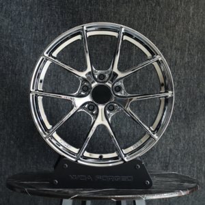 Cerchi Forgiati VS5RS Triple Chrome con Finitura Lavorata a <span class=keywords><strong>Macchina</strong></span>, 18 19 20 21 Pollici, 5 Razze a Y, Deep Dish, Leggeri, 5x114.3 5x120 per F20 M3 - Product Image 1